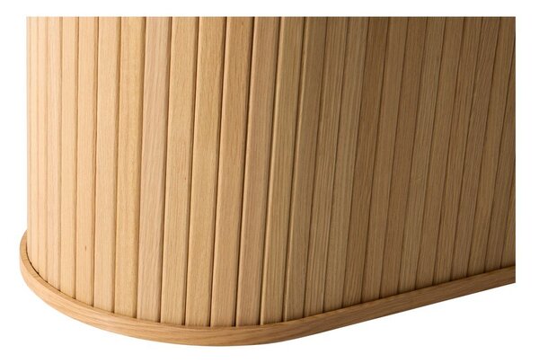 Tavolo da pranzo con piano in rovere 95x180 cm Nola - Unique Furniture