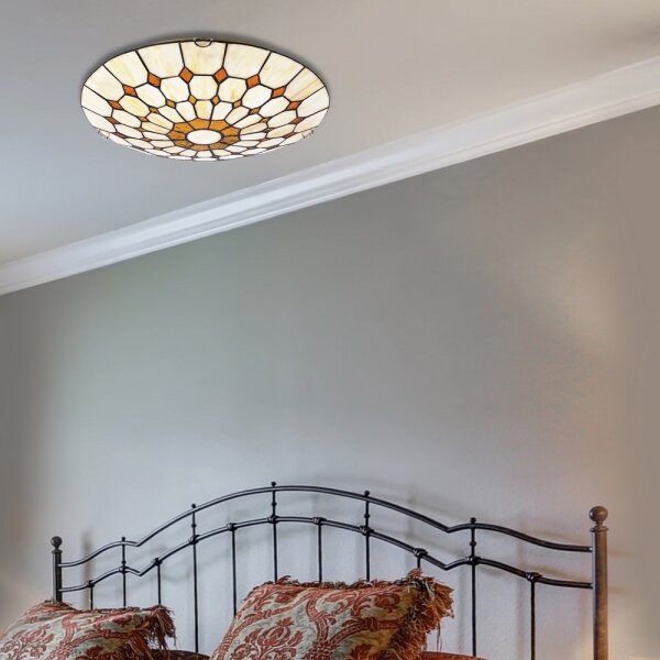 Rabalux 8091 - Tiffany plafoniera in vetro colorato MARVEL 2xE27/60W/230V