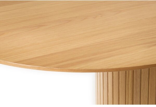 Tavolo da pranzo con piano in rovere 95x180 cm Nola - Unique Furniture