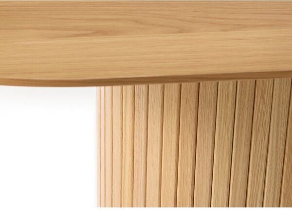 Tavolo da pranzo con piano in rovere 95x180 cm Nola - Unique Furniture