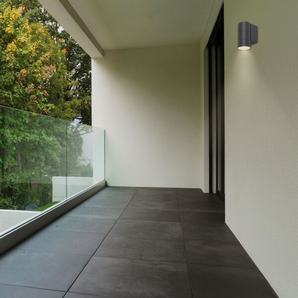 Rabalux 8118 - Applique da esterno PHOENIX 1xGU10/10W/230V IP54 grigio