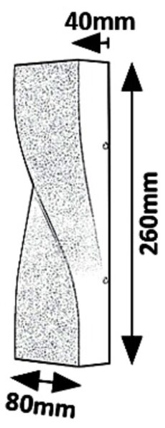 Rabalux 8154 - Applique a LED da esterno FOLLINA LED/11W/230V IP65
