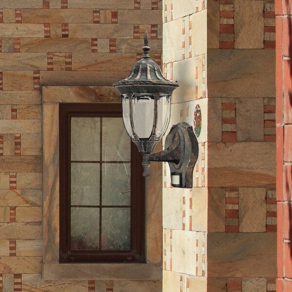 Rabalux 8370 - Lampada da esterno con sensore MILANO 1xE27/60W/230V