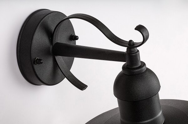 Brilagi - Lampada da parete esterna MOLDE 1xE27/60W/230V IP44 nera