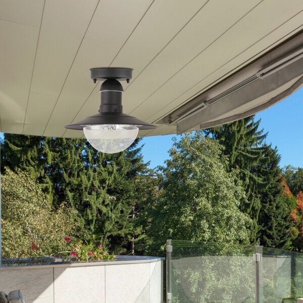 Brilagi - Plafoniera da esterno MOLDE 1xE27/60W IP44 nera