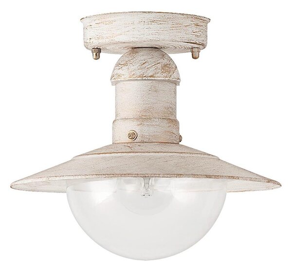 Brilagi - Plafoniera da esterno MOLDE 1xE27/60W IP44 bianco/patina