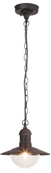 Brilagi - Lampada sospesa per esterni MOLDE 1xE27/60W IP44 nera