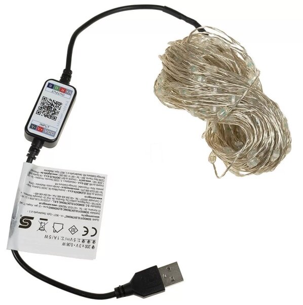LED RGB dimmerabile catena 100xLED/29 funzioni 10,4m