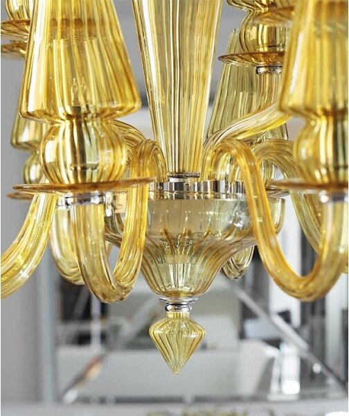 Redo IID C12 51 - Lampadario a sospensione con catena IDILLIO 12xG9/48W/230V