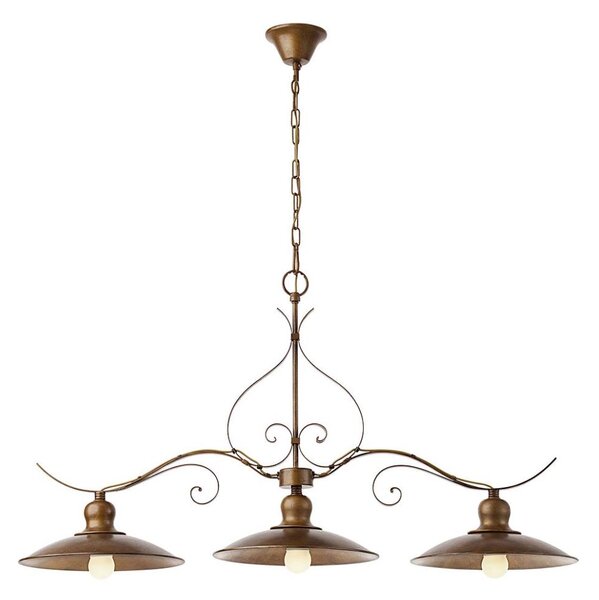 INCANTI 02-759 - Lampadario a sospensione con catena LENA 3xE27/42W/230V