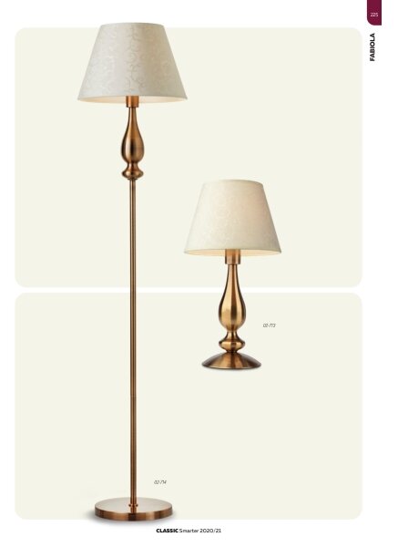Redo 02-713 - Lampada da tavolo FABIOLA 1xE27/28W/230V