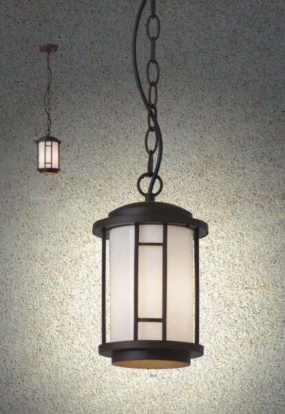 Redo 9956 - Lampadario da esterno a catena BRISTOL 1xE27/42W/230V IP23