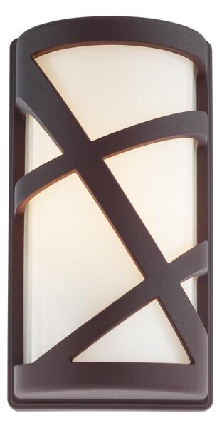 Redo 9097 - Applique da esterno VORTEX 1xE27/42W/230V IP44 marrone