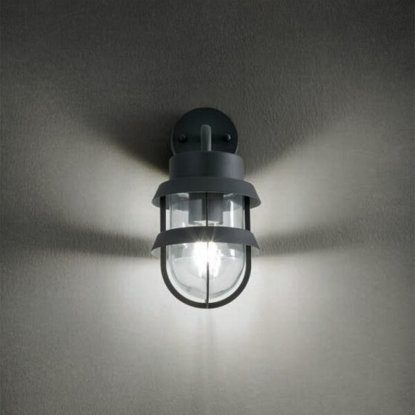 Redo 9498 - Applique da esterno CLAUT 1xE27/42W/230V IP44 antracite