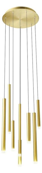 Redo 01-2050 - Lampadario LED a sospensione con filo MADISON 8xLED/4W/230V oro