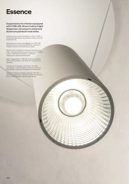 Redo 01-1970 - Lampadario a sospensione con filo LED dimmerabile ESSENCE LED/24W/230V CRI 90 bianco