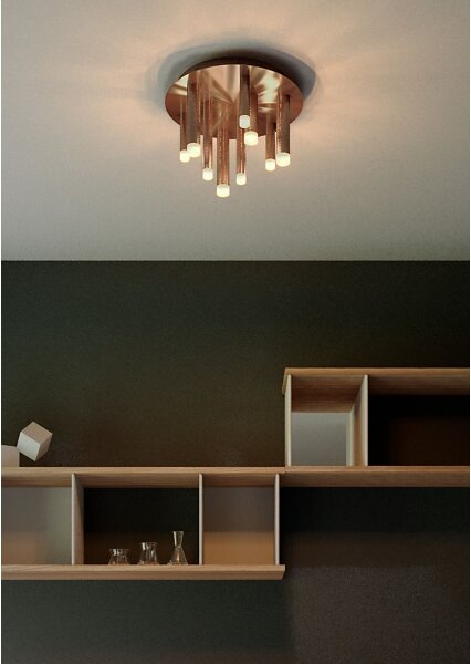 Redo 01-2040 - Plafoniera LED MADISON 9xLED/4W/230V rame
