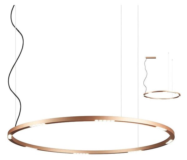 Redo 01-2209 - Lampadario LED a sospensione con filo UNION LED/68W/230V 3000K diametro 120 cm oro