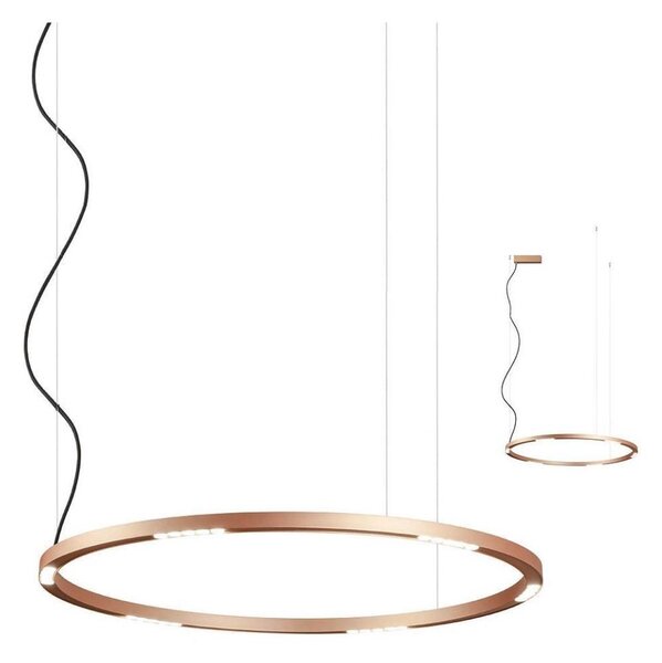 Redo 01-2206 - Lampadario LED a sospensione con filo UNION LED/50W/230V 3000K diametro 90 cm oro