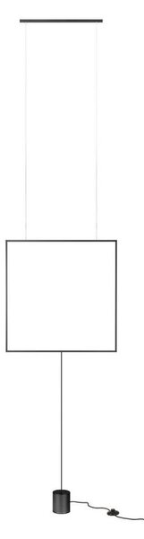 Redo 01-2134 - Lampada LED da terra SLICK LED/28W/230V nero