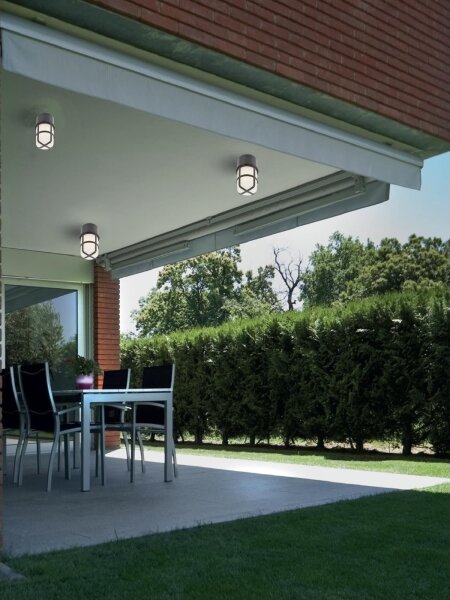 Redo 90195 - Luce Spot da esterno TRITON 1xE27/28W/230V IP54 nero