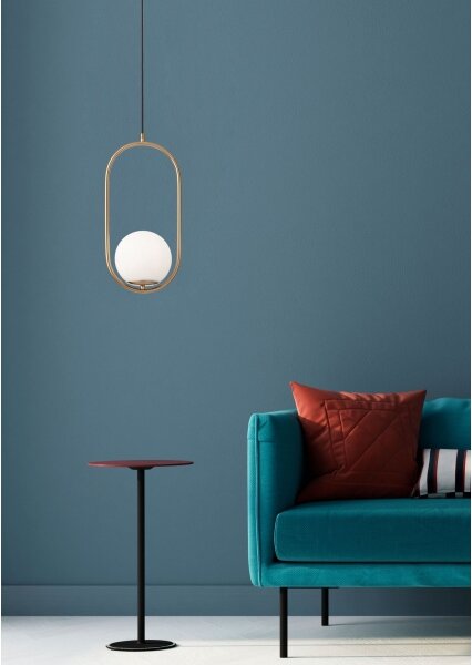 Redo 01-2624 - Lampadario a sospensione con filo NIVA 1xE14/28W/230V