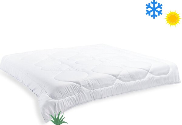 Coperta francese Aloe Vera tutto l'anno 200x200cm 1200g
