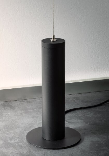 Redo 01-2695 - Lampada da terra dimmerabile a LED PICAS LED/12W/230V nero
