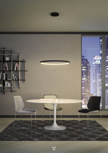 Redo 01-2676-Lampadario a sospensione con filo LED dimmerabile ICONIC LED/60W/230V diametro 78 cm oro