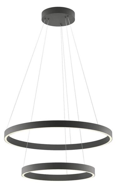 Redo 01-2891 - Lampadario a sospensione con filo LED dimmerabile FEBE LED/62W/230V nero