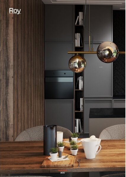 Redo 01-2780 - Lampadario a sospensione con filo ROY 6xG9/10W/230V