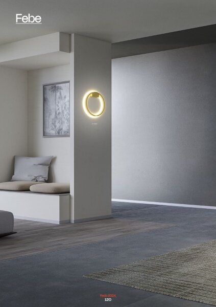 Redo 01-2819 - Applique a LED dimmerabile FEBE LED/24W/230V nero