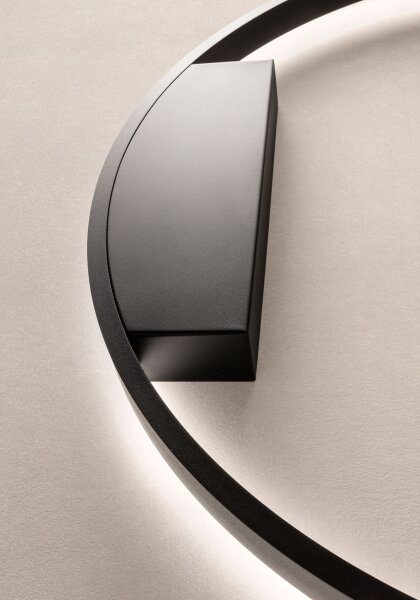 Redo 01-2819 - Applique a LED dimmerabile FEBE LED/24W/230V nero