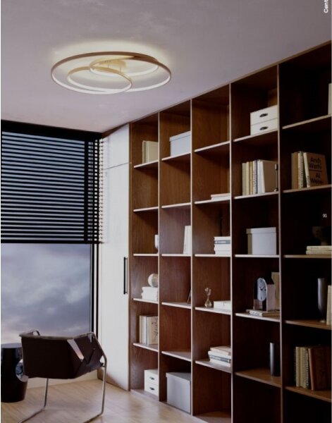 Redo 01-2973 - Plafoniera LED CENTRIX LED/92W/230V bronzo