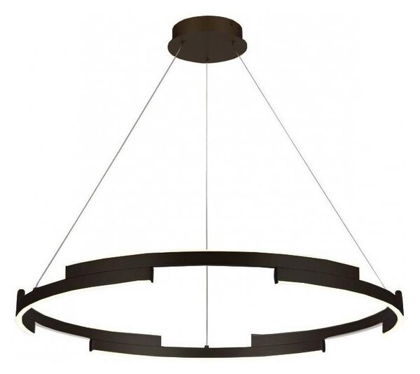 Redo 01-3176 - Lampadario a sospensione con filo LED dimmerabile CASTLE LED/45W/230V nero