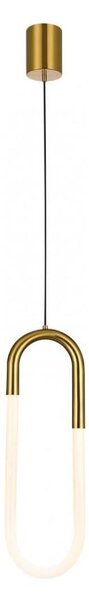 Redo 01-3183 - Lampadario LED a sospensione con filo LATIUM LED/9W/230V ottone