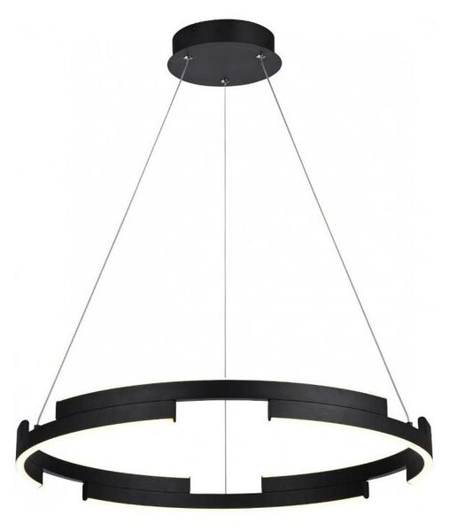 Redo 01-3173 - Lampadario a sospensione con filo LED dimmerabile CASTLE LED/36W/230V nero