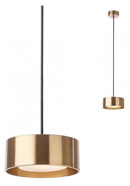 Redo 01-3100 - Lampadario LED a sospensione con filo PUNKT LED/6W/230V diametro 15 cm ottone