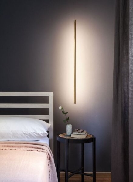 Redo 01-3115 - Lampadario LED a sospensione con filo TABOO LED/9W/230V ottone