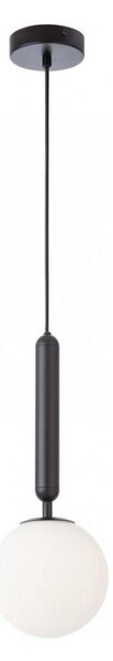 Redo 01-3131 - Lampadario a sospensione con filo HAIKU 1xE14/28W/230V diametro 15 cm nero