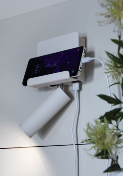 Redo 01-3083 - Luce Spot da parete a LED PANEL LED/3,5W/230V USB bianco