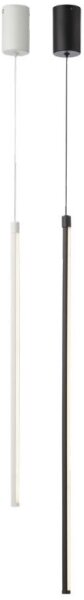 Redo 01-3116 - Lampadario LED a sospensione con filo TABOO LED/9W/230V nero