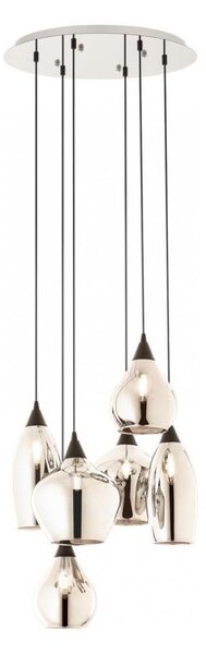 Redo 01-3194 - Lampadario a sospensione con filo TANNER 6xE14/28W/230V diametro 47,2 cm