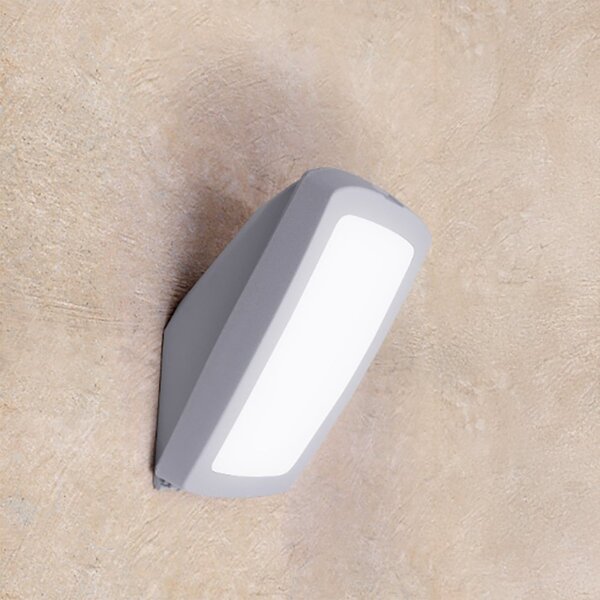 Applique esterno top light trento ap gr e27 led resina - Top Light