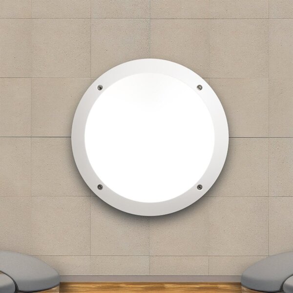 Applique esterno top light tropea 30 bi e27 led resina - Top Light