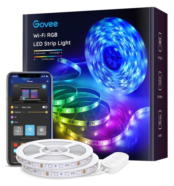 Govee - Wi-Fi RGB Smart Striscia LED 10m