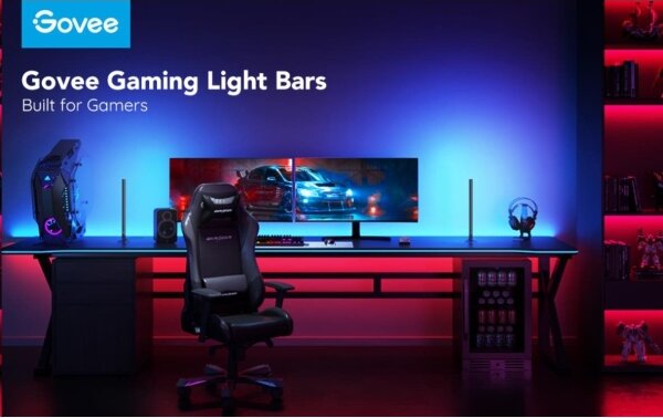 Govee - SET 2x Smart Gaming Wi-Fi LED RGBIC Panels + Smart Dual + +TC