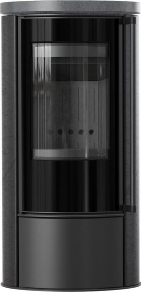 KRATKI ERIK Ø150 5,5 kW Stufa in Vetroceramica GRAFITE SATIN Coperchio Softclose Termotec