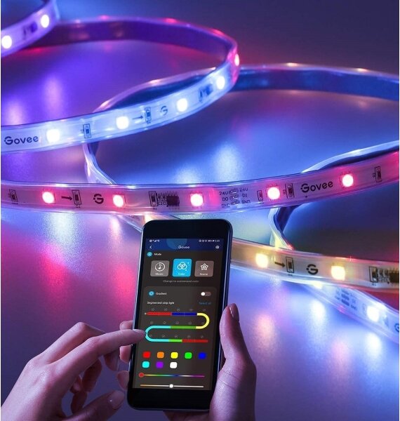 Govee - Striscia LED per esterni Pro SMART RGBICWW 10m Wi-Fi IP65