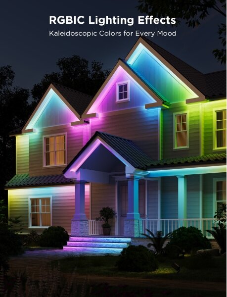 Govee - Striscia LED per esterni Pro SMART RGBICWW 10m Wi-Fi IP65